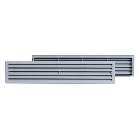Дверна VR459P решітка пластикова 450x92mm, сіра