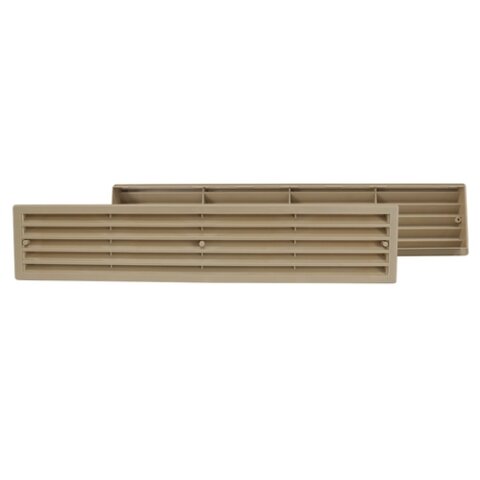 Дверна VR459Y решітка пластикова, 450x92mm, бежева