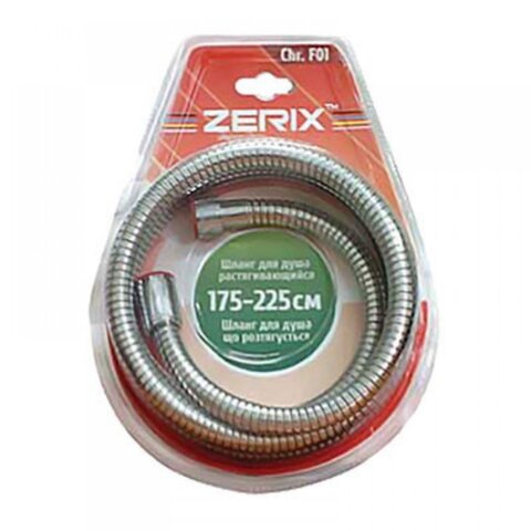 ZERIX Шланг Chr, F-01 175 см розтяжний упаковка БЛІСТЕР