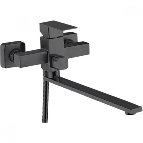 ZERIX KUB-006 (EURO) BLACK Змішувач для ванни з нерж. сталі SUS304 (кільк. чорний