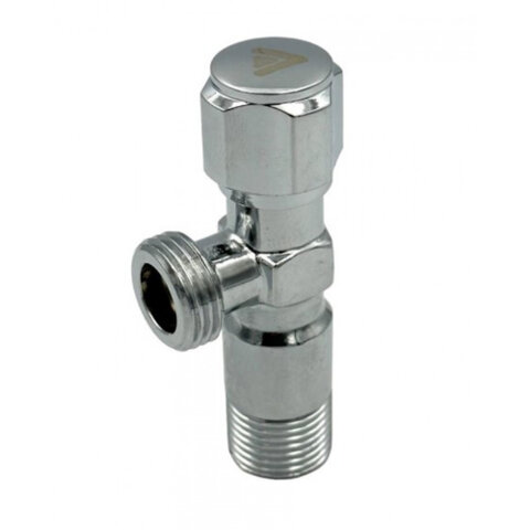 AQUASTRONG B1 M1/2 х M3/8 (B113) Кран кутовий лат.  Країна виробник Угорщина