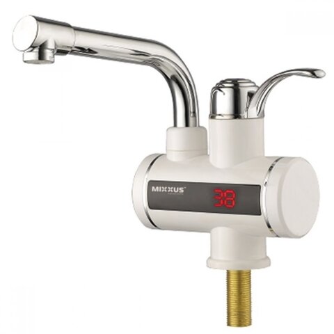 MIXXUS Electra 230-Е Водонагрівач 3 kw проточ..з індикатором темп.  на мийкуна мийку