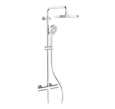 KOER KB-55013-01 Душова колона з термостатичним змішувачем, 3 функції (Колір хром)