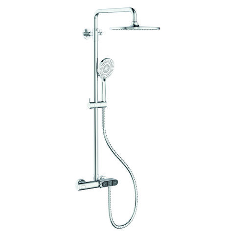 KOER KB-55014-01 Душова колона з термостатичним змішувачем, 3 функції (Колір хром)