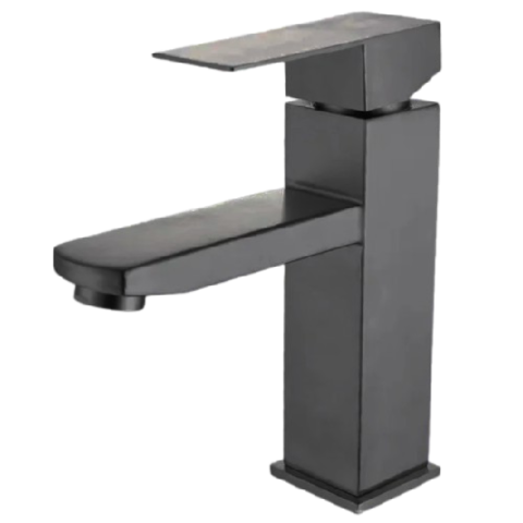 KRAFT KRF 5007 BLACK - Чорний Змішувач  Нержавейка умивальник