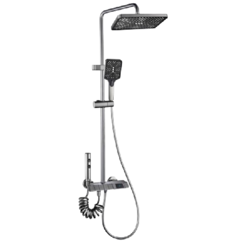 KRAFT KRF 4010 BLACK Душова Колона з нержавійки чорна