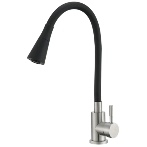AQL 3004 BLACK Змішувач для кухні (у коробці-2шт)