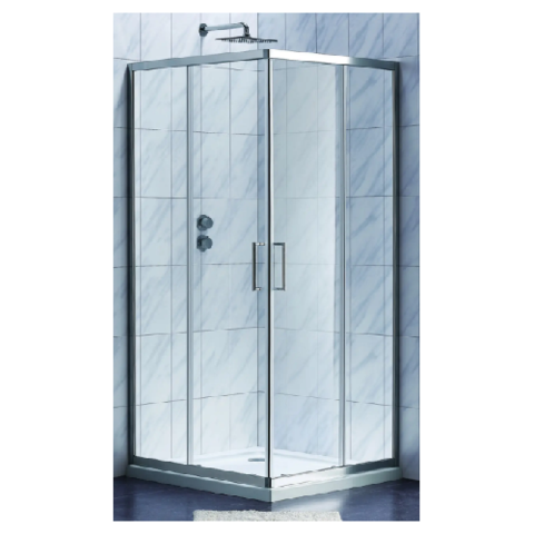 MIXXUS PREMIUM BEVEL SC01-120x80x195-TR BLACK Душова кабіна без піддону прозоре скло 6мм