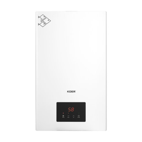 KOER KWH.E0110 WHITE Котел електричний одноконтурний 10 кВт (колір білий) (1 шт/ящ)