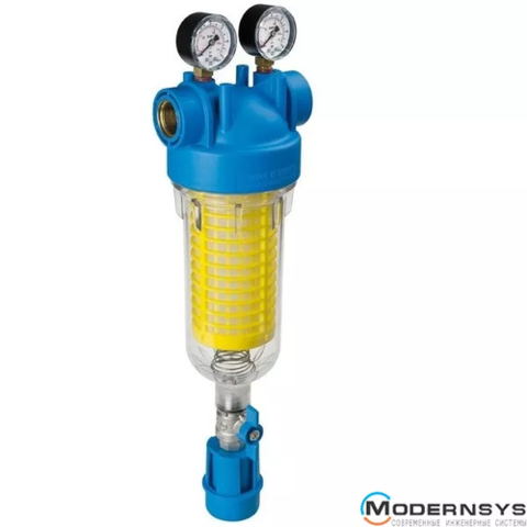 ATLAS - RA6000113  Фільтр  HYDRA  M (манометри)  ?1 1/4" (латунь) + картридж RLH 90 mcr