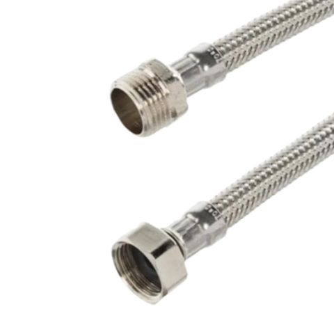 ZERIX Шланг ZHN-02-FM1/2"-040 см гнучке підвед. у НЕЙЛОН. обплет., гайки нерж (10 шт)