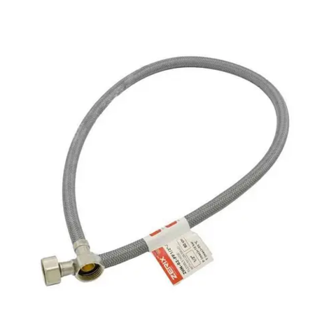 ZERIX Шланг ZHN-02-FF1/2"-200 см гнучке підвед. у НЕЙЛОН. обплет., гайки нерж (60 шт/я