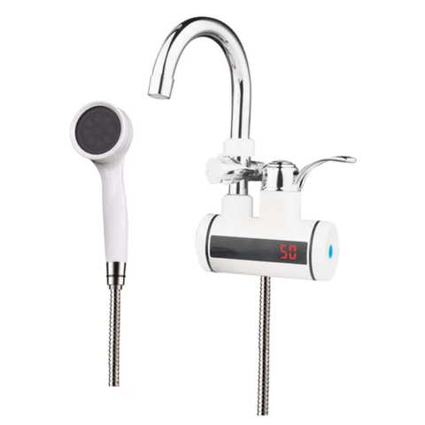 MIXXUS Electra 280-EW Водонагрівач 3 kW проточний, З ІНД. ТЕМП., на СТІНУ, з ЛІЙКОЮ (10 шт/ящ)