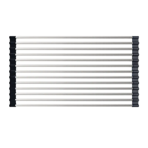 MIXXUS RAC-01.SUS BLACK Килимок-сушарка для посуду на мийку з н.ст.SUS304 (кол. чорний) (40 шт/ящ)