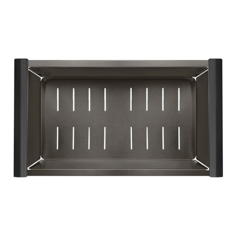MIXXUS BAS-02 NANO-BLACK Сушарка для посуду 440мм з нерж. сталі (колір графіт) (20 шт/ящ)