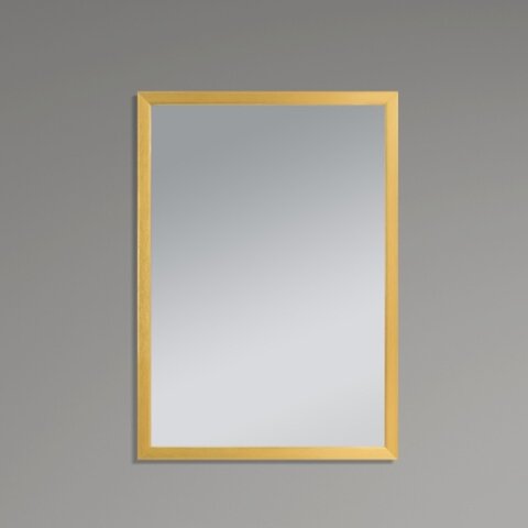 ZERIX FONTE MRZ09-700x850-REVERSE GOLD Дзеркало настінне прямокутне в золотій рамі (10 шт/ящ)