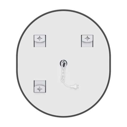 MIXXUS PREMIUM ELLIPSE MV05-80x70-REVERSE BLACK Дзеркало (LED Touch, Anti-fog, димер(3-6kK))(5шт/ящ)