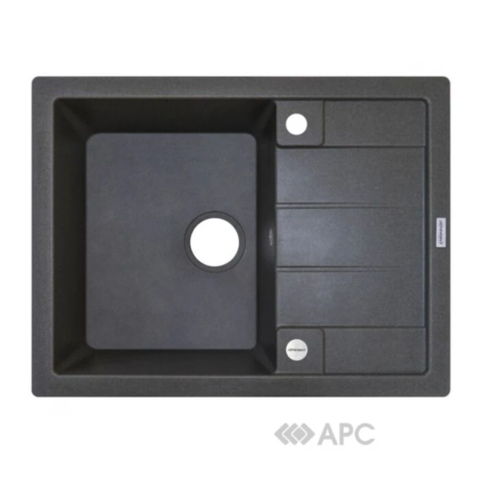 INOVITA ANILA 645x495x200 Сірий - 04  Мийка кухонна гранітна  (Без сифона)