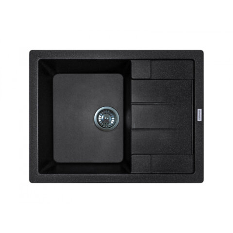 INOVITA ANILA 645x495x200 Чорний - 03 Мийка кухонна гранітна  (Без сифона)