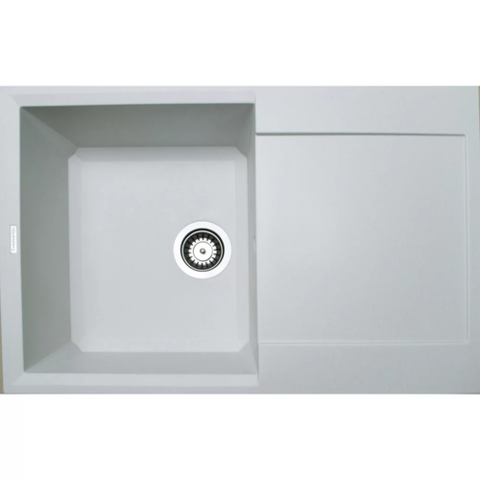 INOVITA HORIZON MEDIUM 700х500х230 Білий - 01 Мийка кухонна гранітна (Без сифона)