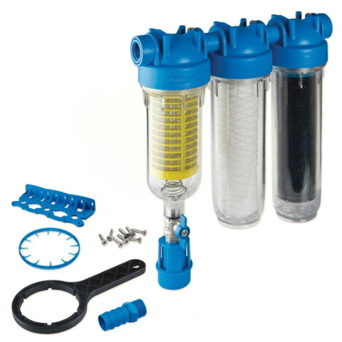 RA6095214  Фільтр  HYDRA RAINMASTER TRIO  1/2" (латунь) + картриджи RAH, FA, LA  45°C  8 bar  KIT