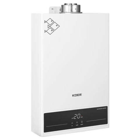 KOER KWH.G0312 TURBO WHITE Газова колонка турбована 12 л/хв (колір білий) (1 шт/ящ)