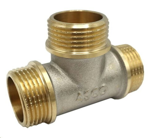 ASCO Трійник 3/4" ЗЗЗ нікель. з проточкою 10/50
