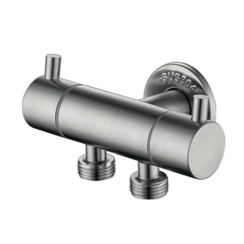 ZERIX VAL-13-1/2x1/2x1/2 Кран для підключення сантехприладів з нерж. сталі SUS304 (30 шт/ящ)