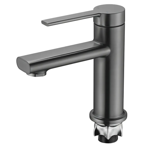 MIXXUS LORD 001 (NUT) GRAPHITE Змішувач для умивальника (Колір графіт) (10 шт/ящ)