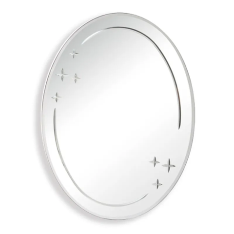 ZERIX FUSION MOZ03-550x700 Дзеркало настінне овальне з декором (15 шт/ящ)