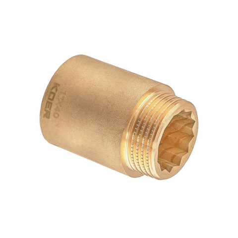 KOER KF.E10-40.WN - 1"-40мм Подовжувач БЕЗ НІКЕЛЮ (45 шт/ящ, 5 шт/уп)