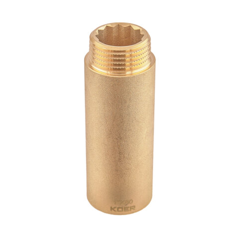 KOER KF.E10-80.WN - 1"-80мм Подовжувач БЕЗ НІКЕЛЮ (25 шт/ящ, 5 шт/уп)