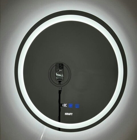 KRAFT Дзеркало з LED 2214 7070 Кругле