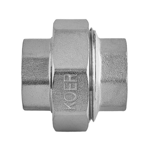 KOER KR.345-15F - 1/2"FF Згін роз'ємний із внутрішнім різьбленням (120 шт/ящ, 10шт/уп)
