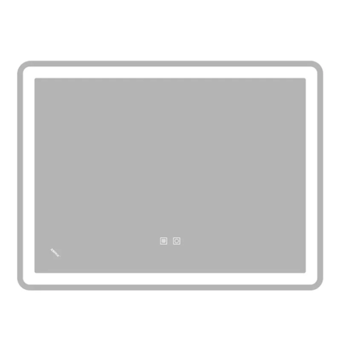 ZERIX MIRRA MR05-80x70-REVERSE Дзеркало з LED Touch, Anti-fog, димером, рег. яскр. (5 шт/ящ)