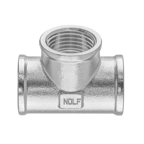 NOLF NFC.T08F-N-3/4"FFF Трійник НІКЕЛЬОВАНИЙ (64 шт/ящ)