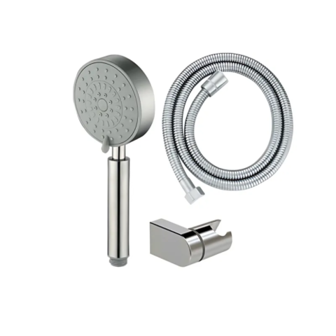 MIXXUS SHOWER SET-07.SUS Душ.набір з нерж.ст. SUS304 (шланг, лійка, кронштейн)(УП.БЛІСТЕР)(30 шт/ящ)