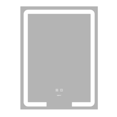 ZERIX PRIME MR02-50x80 Дзеркало з LED Touch, Anti-fog, димером, рег. яскр. (5 шт/ящ)