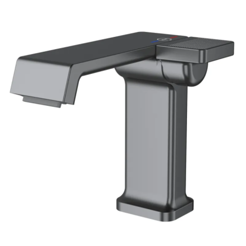 MIXXUS PREMIUM TERRA 001 (NUT) GRAPHITE Змішувач для умивальника (колір графіт) (10 шт/ящ)