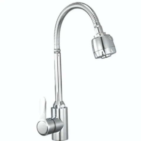 ZERIX EZA-011 CHROME REFLECTOR Зміш. для кухні з рефл. вил. з нерж. сталі (кол.хром) (10 шт/ящ)