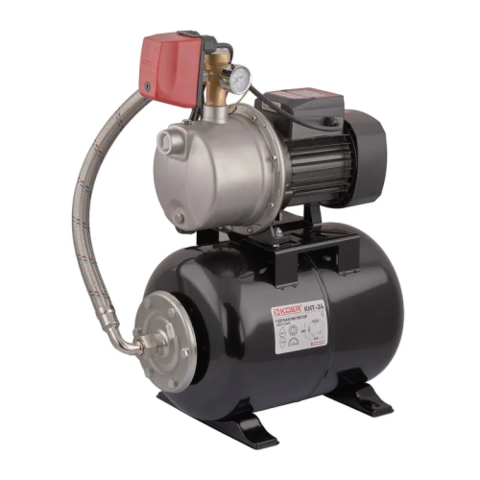 KOER AUTO JS-800-A Насосна станція, Н=48М Q=3,5кбМ, P=800 Вт, 1"x1" (з п'ятірником) (1 шт/ящ)