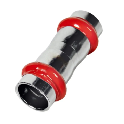 KOER KQ.C3528-2 Муфта перехідна дворозтрубна PRESS-INOX AISI 304 35x28 (110 шт/ящ, 5 шт/пакет)