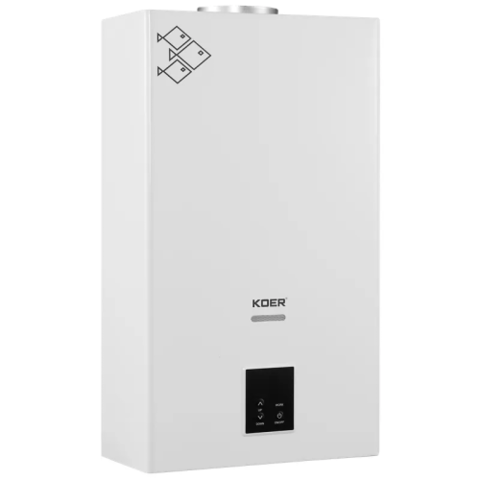 KOER KWH.G0210 WHITE Газова колонка димохідна з модуляцієй 10 л/хв (колір білий) (1 шт/ящ)