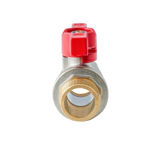 KOER EXTREME KE.218-25 - 1" FM Кран кульовий ГШМ, ручка "метелик" червона (32 шт/ящ, 8шт/уп)