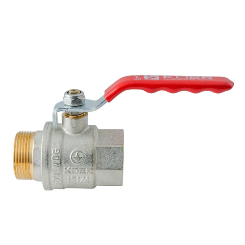 KOER EXTREME KE.215-32 - 1 1/4" FM Кран кульовий ГШВ, ручка "важіль" червона (16 шт/ящ, 4шт/уп)