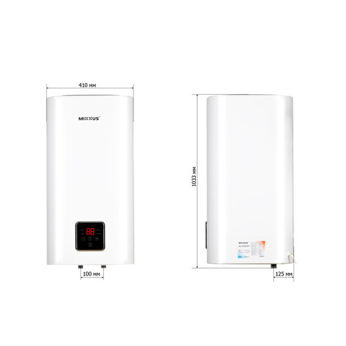 MIXXUS EWH-13100 CUBE WET(V)Водонагрівач "КВАДРАТ" накопич. 100 л, мокр. тен 2,0 kW (1 шт/ящ)