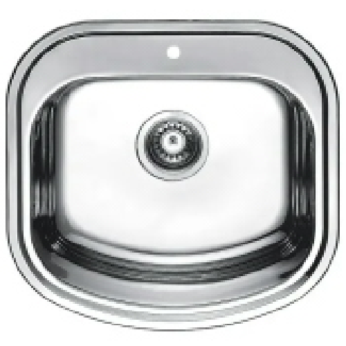 Мийки KRAFT Р490*470*180 E (0,8mm) вріз. Прямокут.  Матова