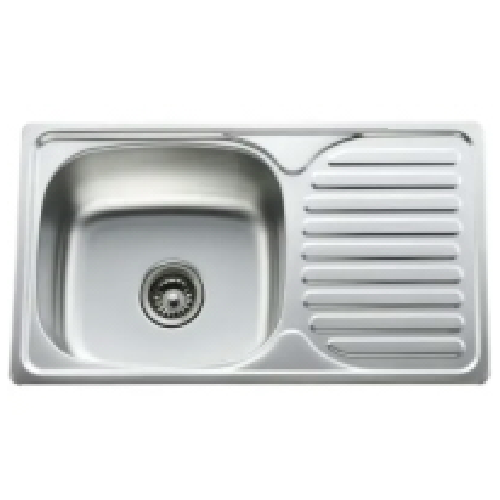 Мойка KRAFT P760*420*08*180 ПРАВА Матов. Квадратна вел. вр.