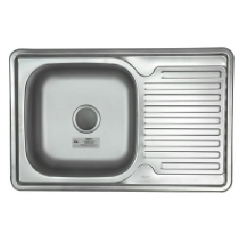Мийки KRAFT Р780*500*180 Е(0,8mm) вріз. Квадр. Вел. Мат.