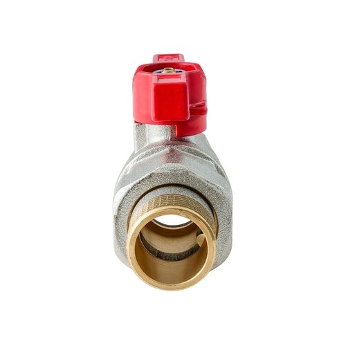 KOER EXTREME KE.227-20 - 3/4" Кран з американкою, ручка "метелик" червона (36 шт/ящ, 9шт/уп)